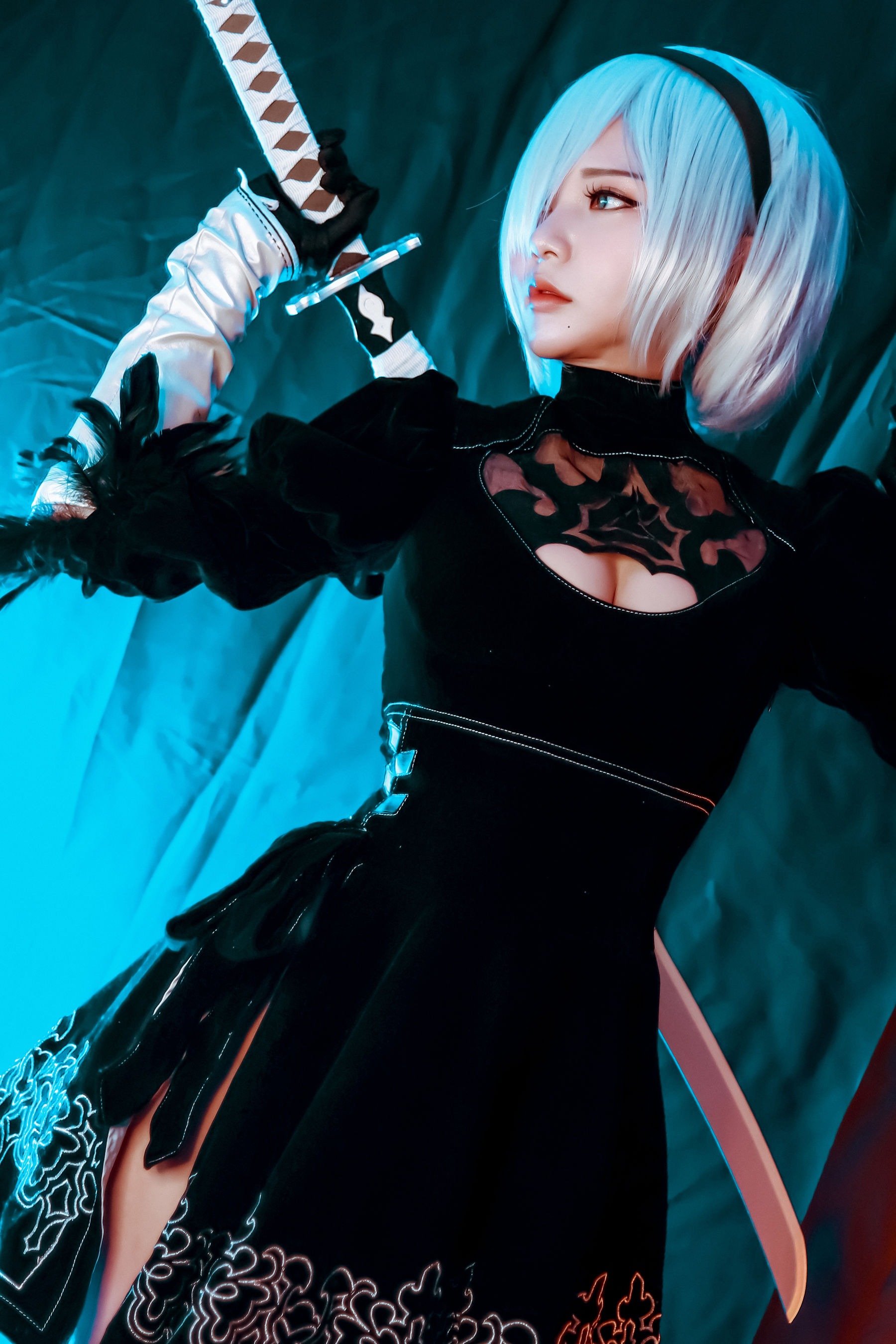 Coser小姐姐Potato Godzilla – 2B 写真套图