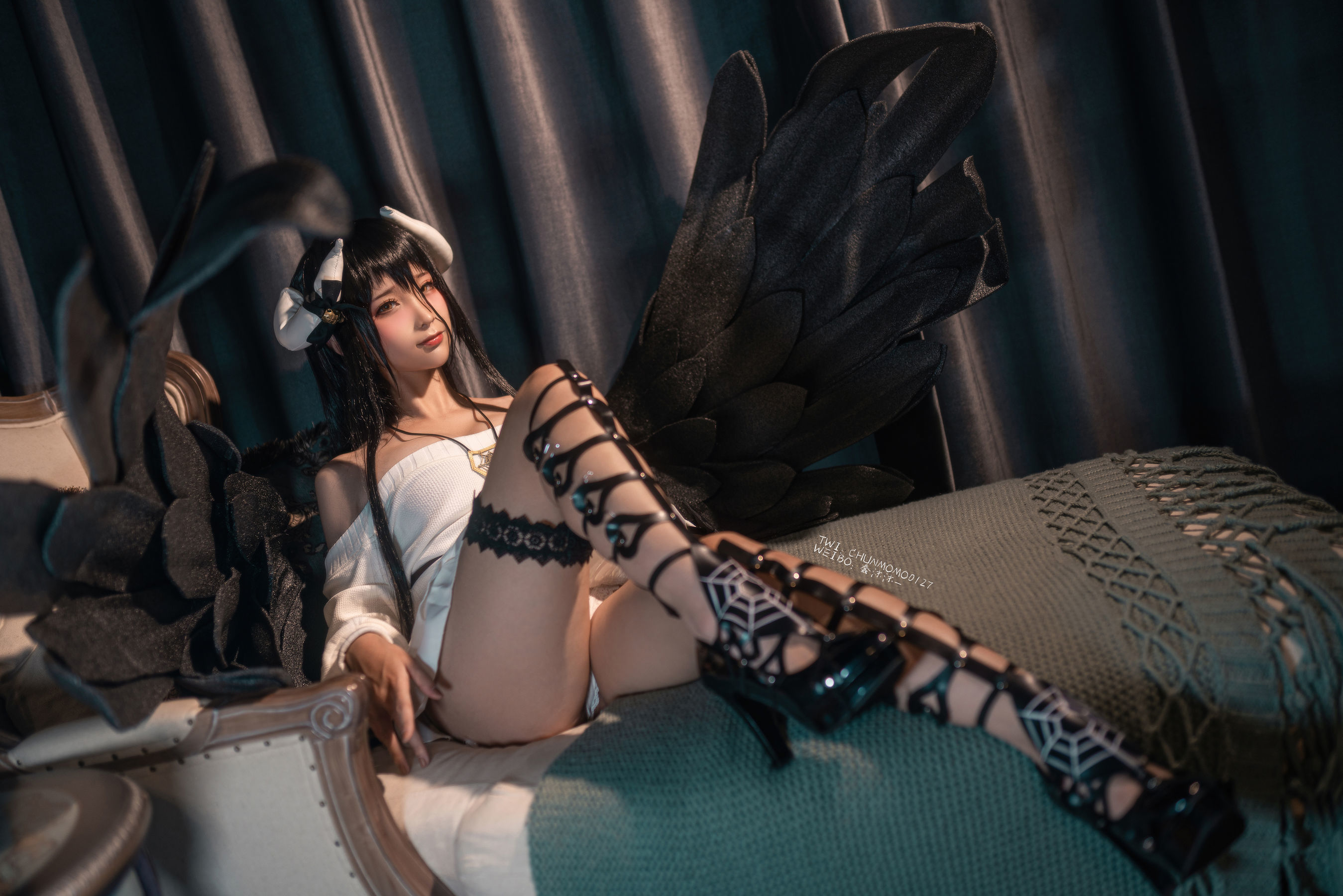 [网红COSER] 蠢沫沫 – 雅儿贝德毛衣 写真集